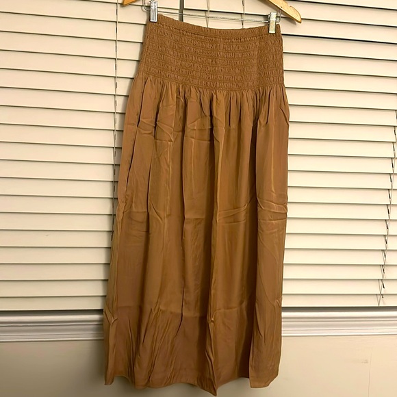 Smocked Maxi Skirt - Fit & Flare - Picture 2 of 5